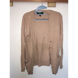 Tan Small C Wonder Cardigan